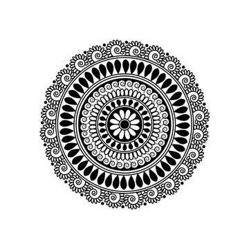 round lace ornament