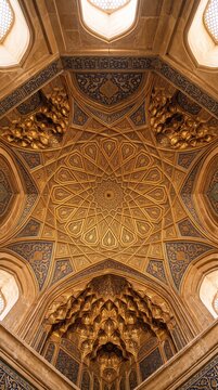 Intricate golden dome