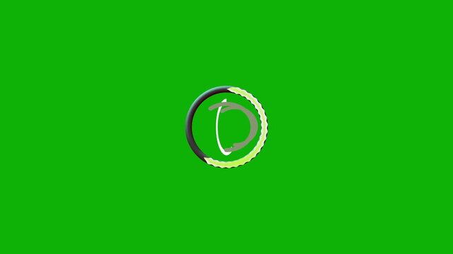 Colorful neon light glowing circle frame background animation, science loading circle percentage ring from zero to hundred, transparent alpha channel video visual for game data loading.4k