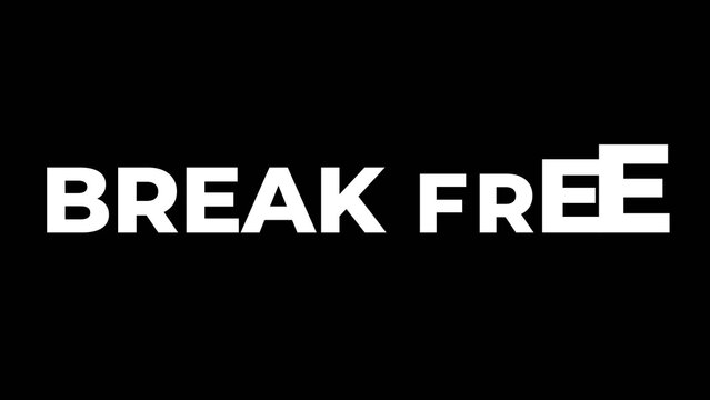 Bold Impact Text Animation