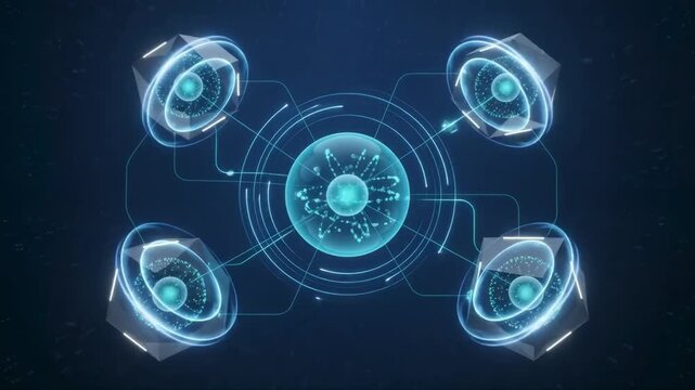 Secure passkey credential synchronization connects trusted devices through encrypted verification and protected passwordless authentication technology.