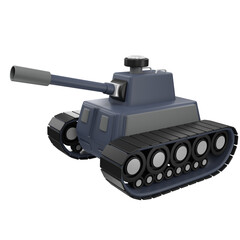 Fototapeta premium Battle Tank 3D Illustrations
