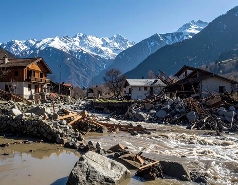 Impact Of Natural Disaster On Stone Bridge Infrastructure