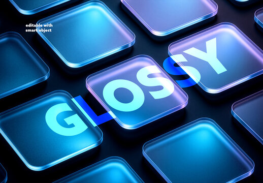 Glossy Text Effect