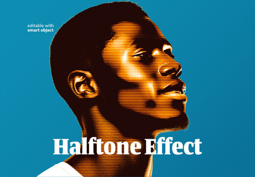 Halftone Photo Effect
