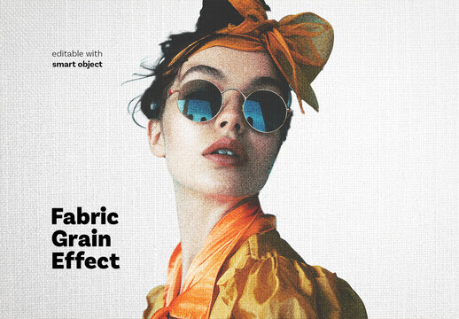 Fabric Grain Photo Effect
