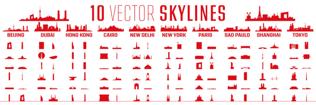 10 vector skylines