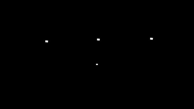 Abstract loading circle animation with subtle pulsing and movement on a dark background for tech concepts