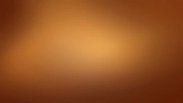 Warm Amber and Brown Gradient Blurred Background with Soft Center Light
