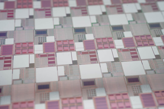 Silicon wafer for manufacturing semiconductor of integrated circuit.
