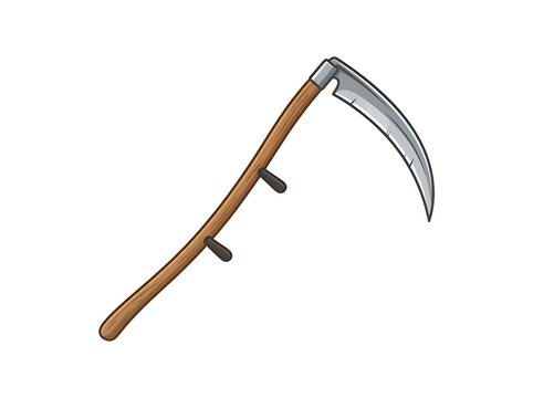 Agricultural scythe tool for harvesting