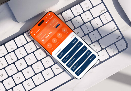 Phone Screen Mockup