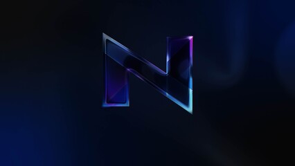 Elegant Glass Logo Reveal