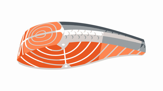 salmon fillet, fish slice, seafood