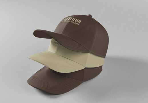 Stacked Cap Mockup