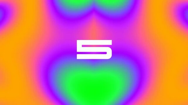 abstract background with colorful numbers