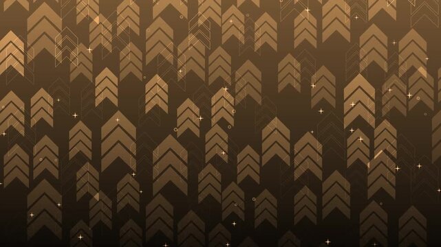 Abstract chevron arrows pattern with repeated geometric shapes and a subtle modern texture animation