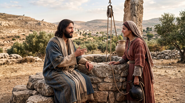 Jesus And The Woman At The Well