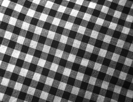 Hintergrund: Tischdecke in schwarz und weiss