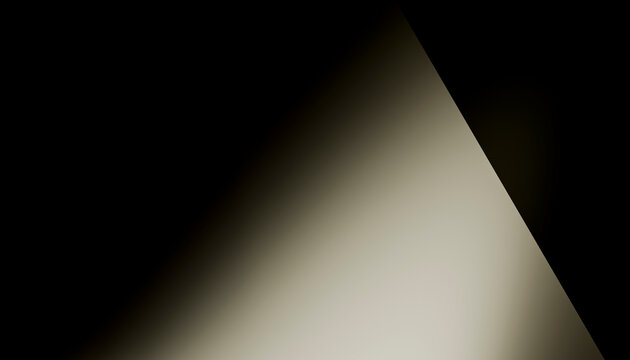 Abstract diagonal light gradient fading into darkness