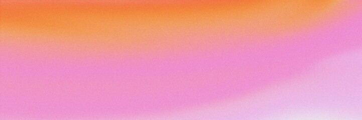Fototapeta premium Vibrant abstract gradient background featuring smooth transitions of warm orange pink and soft white colors with subtle textured grainy noise
