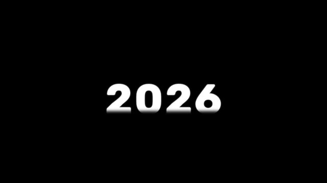 Dynamic scrolling progression timeline animation of 2020 to 2030 years. Scrolling Timeline 2030 Text Animation on Black Background.Motion graphic 4k animation video.
