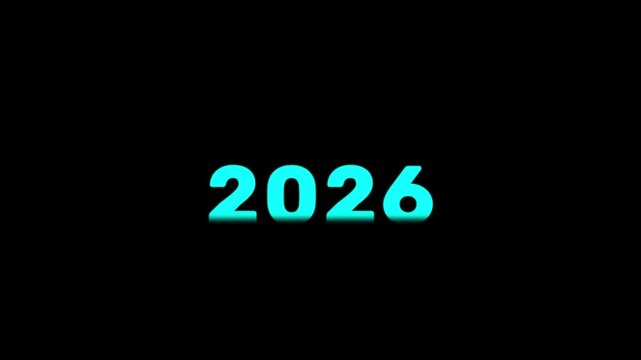 Dynamic scrolling progression timeline animation of 2020 to 2030 years. Scrolling Timeline 2030 Text Animation on Black Background.Motion graphic 4k animation video.