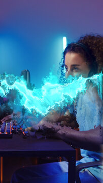 Premium Transitions Electric 1 Up VERTICAL &ndash; Dynamic Electricity, Lightning Bolts and Energy Wipe Transition Effects for Cinematic Videos, Promos and Social Media Content