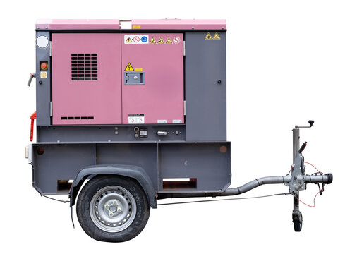 Isolated Event And Film Set Power Generator Trailer