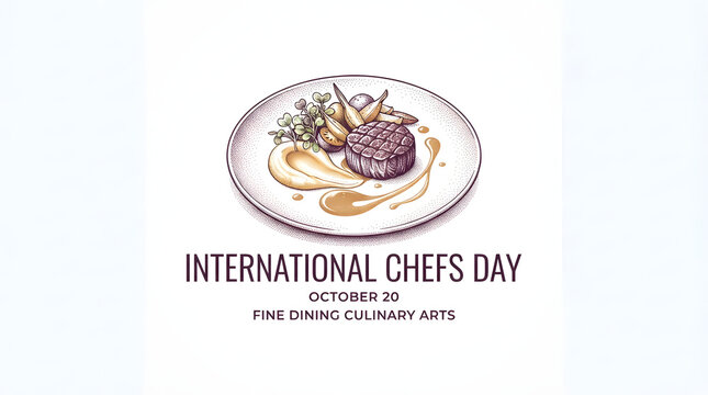 International chefs day october 20 fine dining culinary arts steak dish.