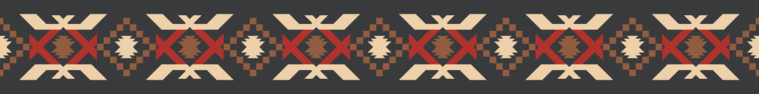 Geometric borders, Aztec tribal patterns
