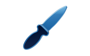 Fototapeta premium Sharp Blade: A blue utility knife with a black handle, ready for any task.