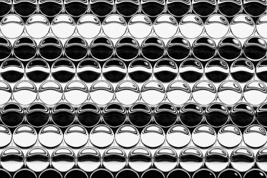 3D glass wave pattern for fluid surface and abstract design