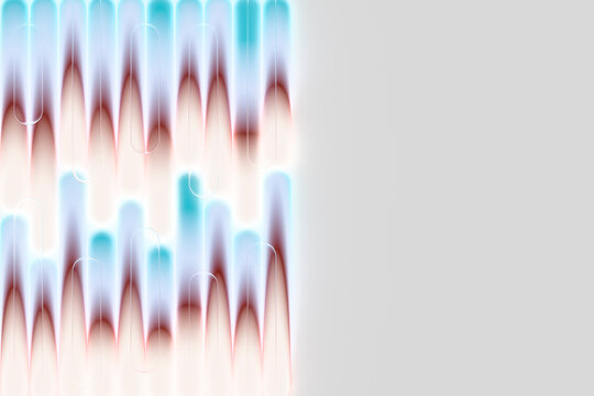 3D blue light motion for speed, technology and energy concepts