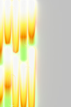 3D golden light motion for energy, speed and modern design