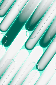 3D green light stream for sustainable technology and energy