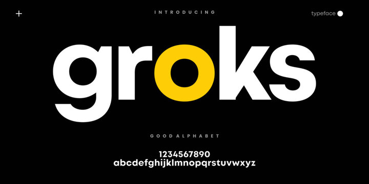 Modern Geometric Font for Creative Logo Branding and Contemporary Typography