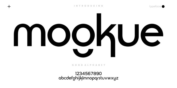 Modern Rounded Sans Serif Font for Minimal Logo Branding and Clean Typography