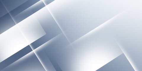 Fototapeta premium Modern blue and white abstract background with elegant bright diagonal lines