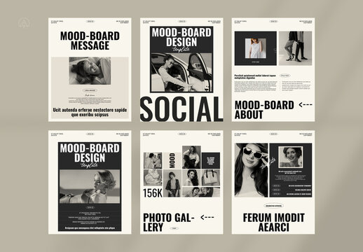 Mood Board Social Design Template