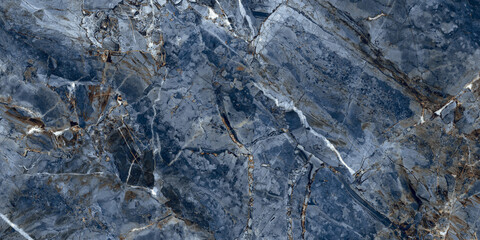 Obraz premium Elegant blue marble texture with soft natural veins and warm earthy tones, perfect for luxury interiors, ceramic tiles, and decorative backgrounds. 