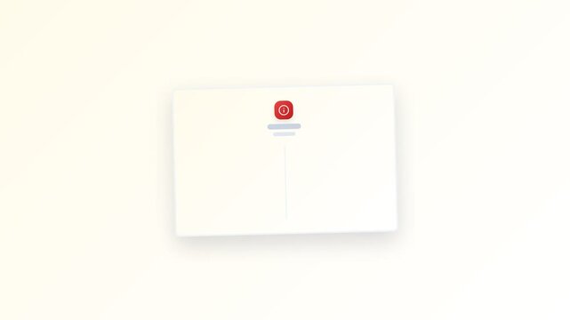AI customer service concept looping corporate animation