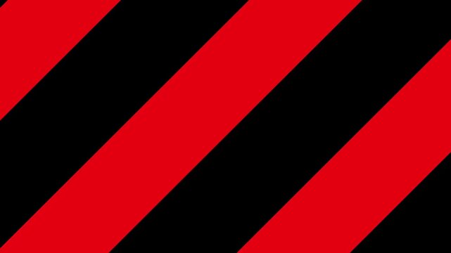 Black and red warning diagonal lines VJ loop background