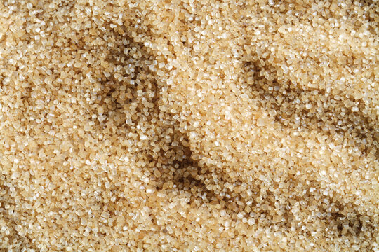 Cane sugar, close-up