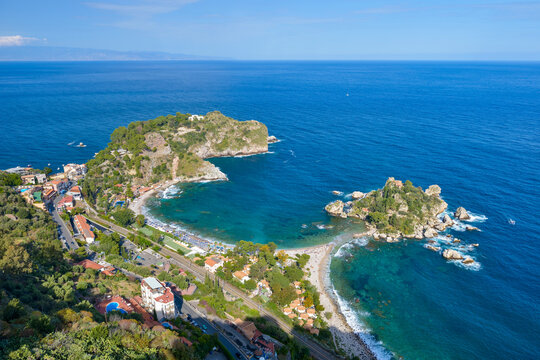 Italy, Sicily, Taormina, Isola Bella