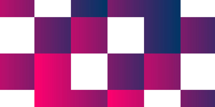 Pink Blue Pixel Mosaic Background &ndash; Abstract Geometric Square Pattern