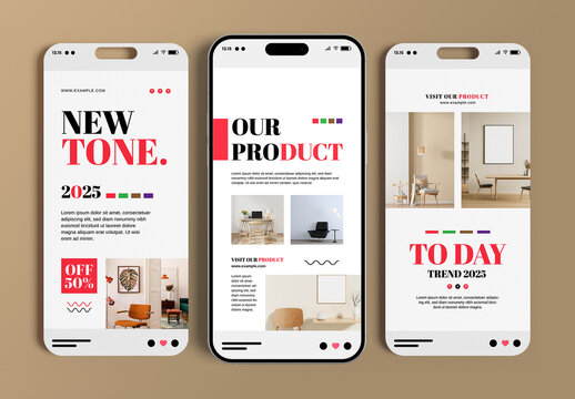 Furniture and Interior Design Story Design Layout