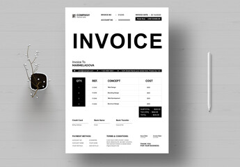 Creative Invoice Layout