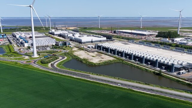 Datacenters on the Eemshaven Netherlands