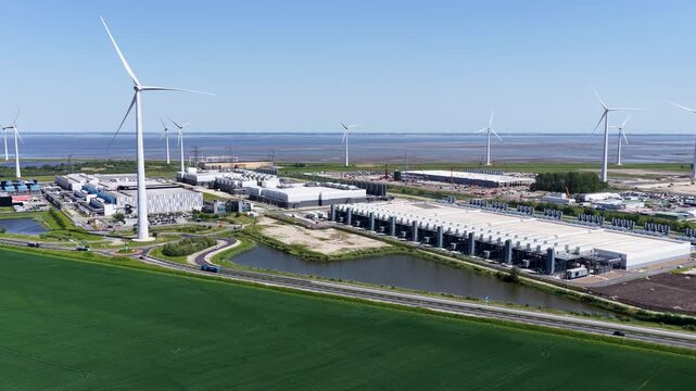 Datacenters on the Eemshaven Netherlands
